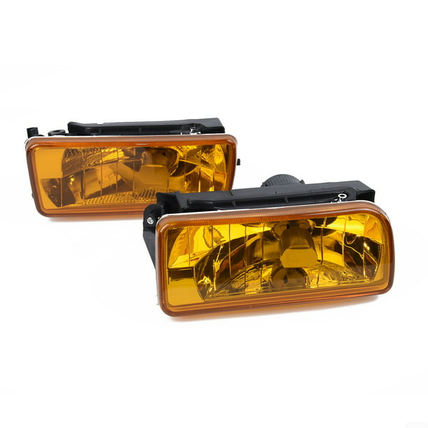 For 92-98 BMW 3 Series E36 M3 Replacement Fog Lights Lamps Left+Right Set Smoked 